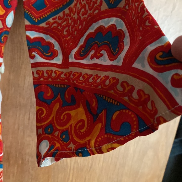 Tracy Rees* PLENTY * Silk Blouse with Seashells Embellishments Size 6 Boho Chic! - Picture 3 of 13